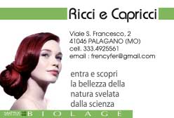 Ricci e Capricci, Palagano