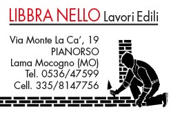 Libbra Nello, lavori edile, Palagano